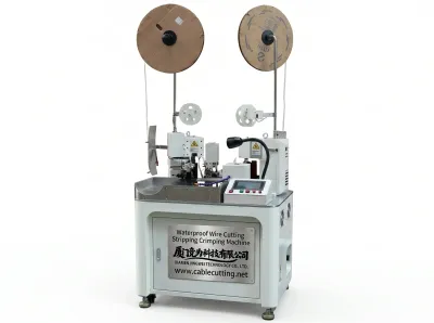 Automatisk vanntett trådklipp-, stripping- og krimpmaskin WPM-624