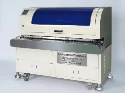 Automatisk kabelstripping og flettet skjermbørsting vridemaskin CS-BST007