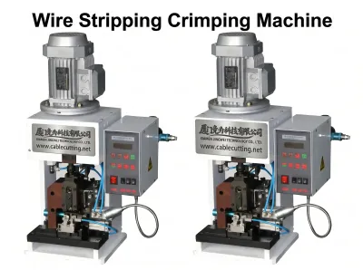 Automatisk Endematingstrådstripping og Krympemaskin WPM-2008A2-E