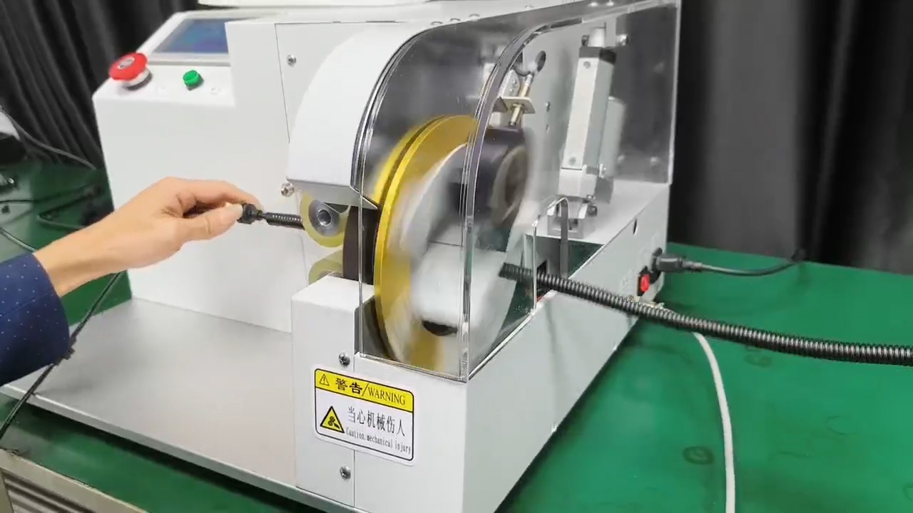 Intelligent Open Corrugated Pipe Front-End Processing Wrapping Machine for Wire Harness