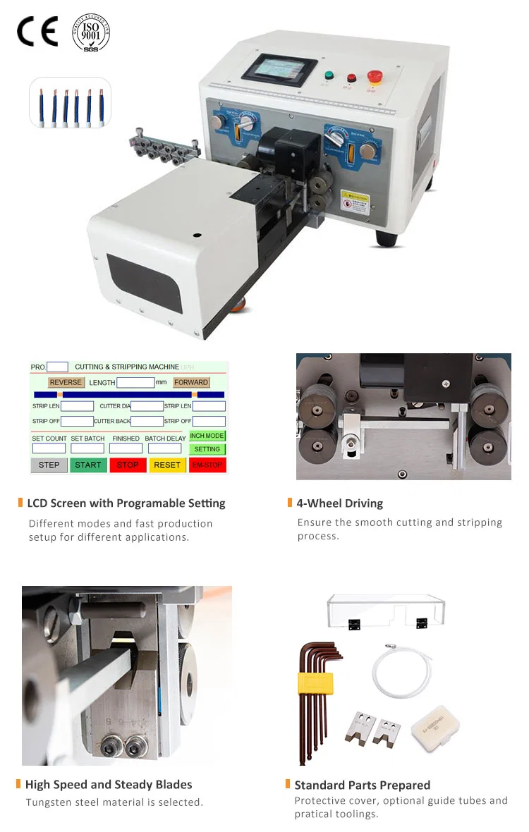 Full Automatic Electric Wire Stripping Machine, Wire Stripping Twisting Machine, Cable Cutting And Stripping Machine Electric Wire Stripping Machine, Copper Cable Stripping Machine, Wire Stripping Twisting Machine, Outer Jacket And Core Wire Stripping Machine,Cable Cutting And Stripping Machine, Flat Cable Stripping Machine, Multi Core Cable Stripping Machine Fullautomatisk elektrisk avisoleringsmaskin, trådavstrippende tvinnemaskin, kabelklippe- og avisoleringsmaskin, elektrisk avisoleringsmaskin, kobberkabelavstrippelingsmaskin, trådavisoleringsmaskin, ytre kappe og kjerne avisoleringsmaskin, kabelkutte- og avisoleringsmaskin, flat kabelavledningsmaskin, flerkjernet kabelavisoleringsmaskin, flerkjernet kabelavisoleringsmaskin