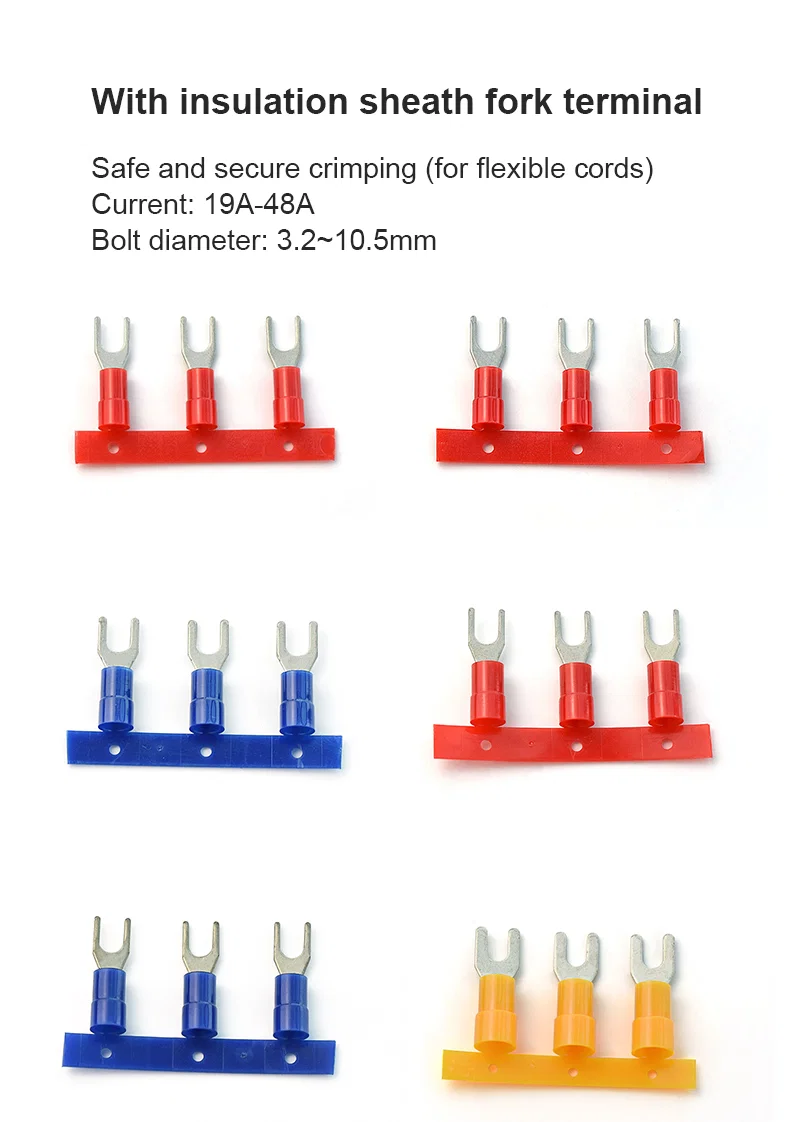 Spade Terminal, Svn Spade Terminal, Kobber Terminal Bolt