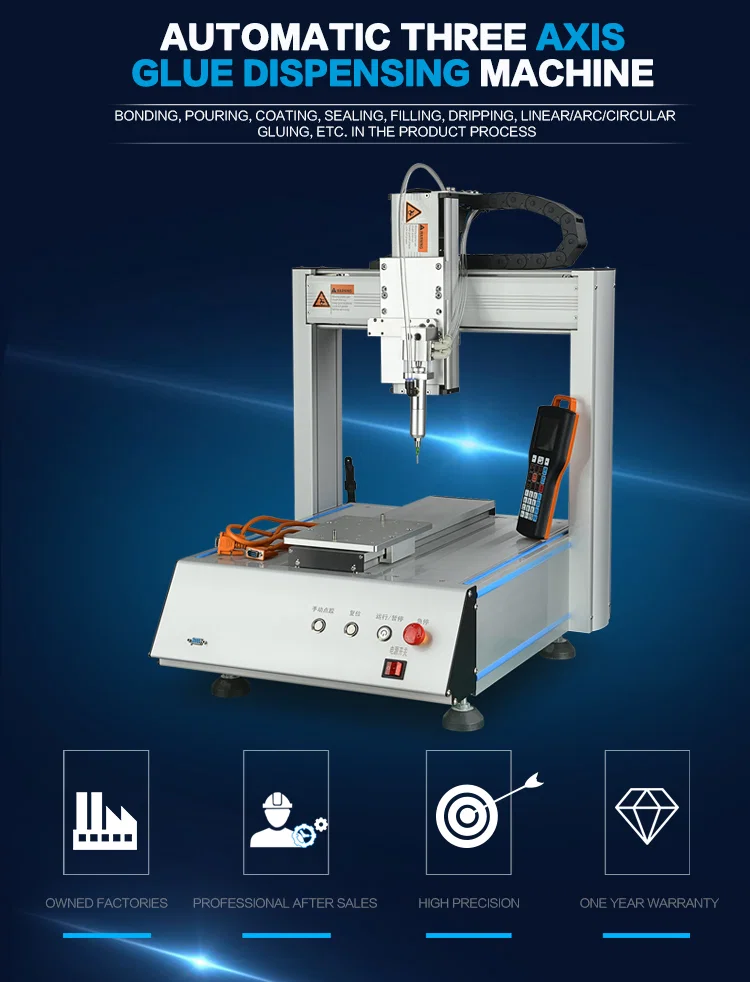  Universell automatisk silikon-/epoksyharpiks-/UV-limdispenseringsmaskin, epoksyharpiks-dispenseringsmaskin, limdoseringsautomat, silikondoseringsmaskin 