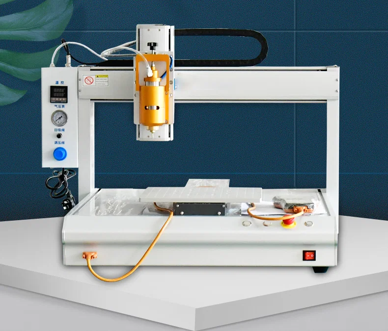 Solid lim hot melt dispenseringsrobot, høykvalitets desktop 551 limdispenserrobot, Viscosity Hot Melt Dispensering Robot