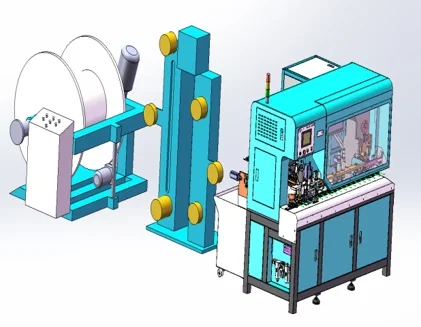 Full Automatic Us Power Cord Making Machine, Eu Plug Power Cord Cable Making Machine, Power Cable Cutting Stripping