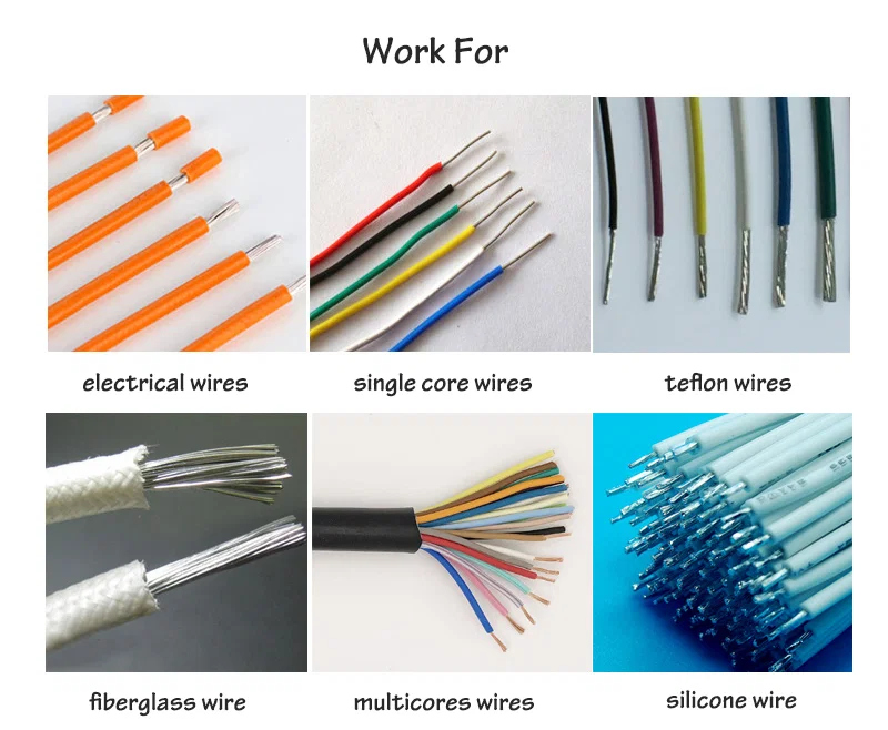 Samply utstilling av pneumatisk wire stripping-maskin, flerkjernet wire wire stripping device, multi-core manuell wire wire stripper