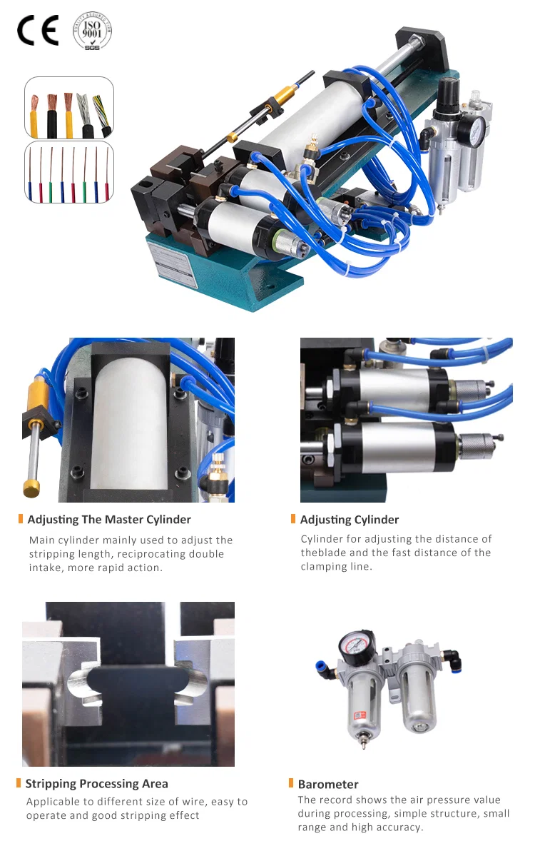 Kabelstrippemaskin, kabelkappekappe-stripper, kabelstripper