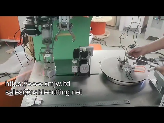 WPM-81 Automatic Wire Hose Winding and Banding Machine with Adhesive Tape Binding and Labeling