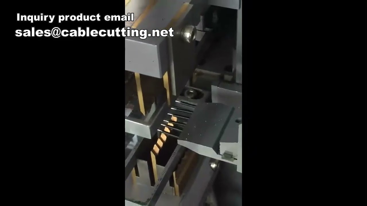 Fully Automatic Computer Wire Tinning Cutting and Stripping Machine with 5-Line Twist and Dip Tin