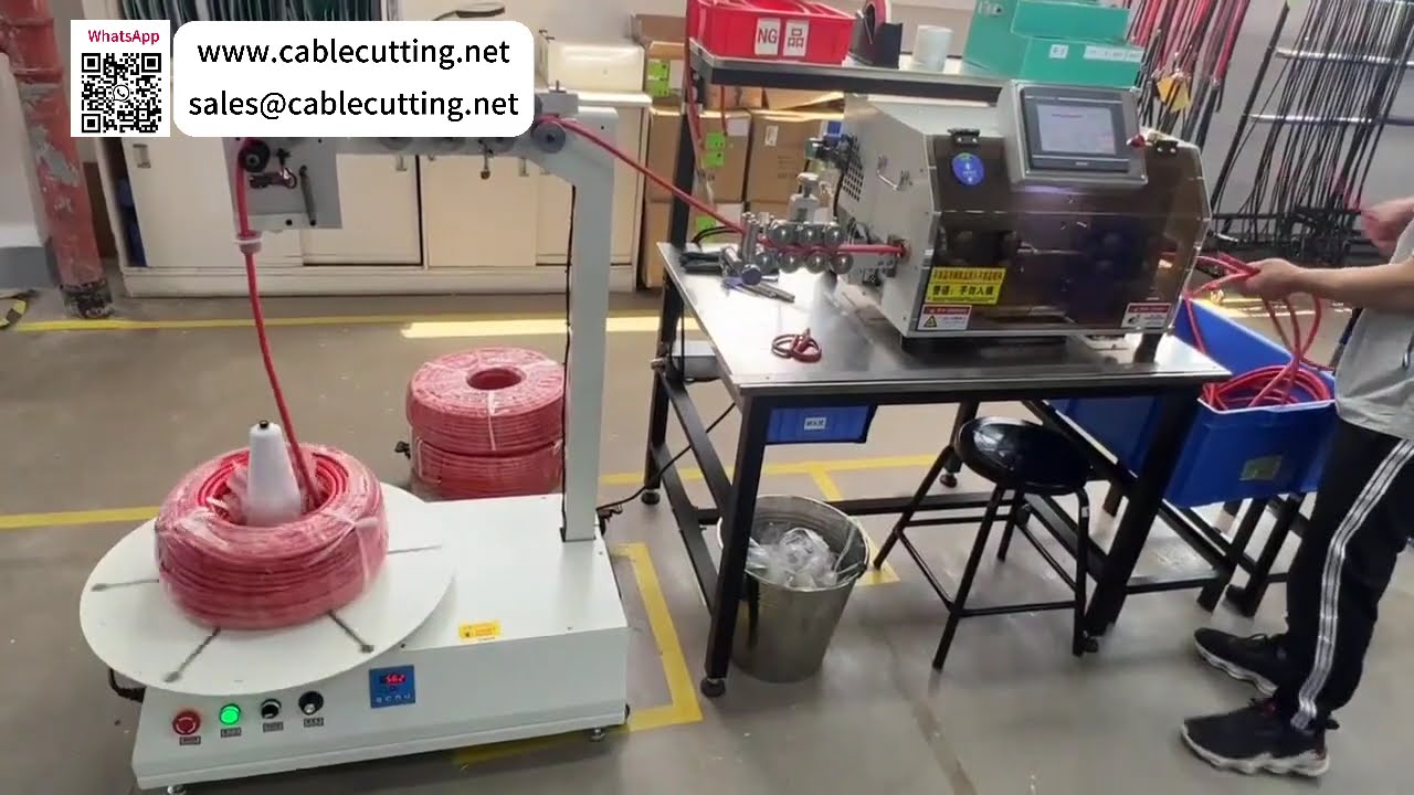Inner Coil Feeding Stepless Variable Speed Wire Pay Off Machine for Smooth Unwinding - Video