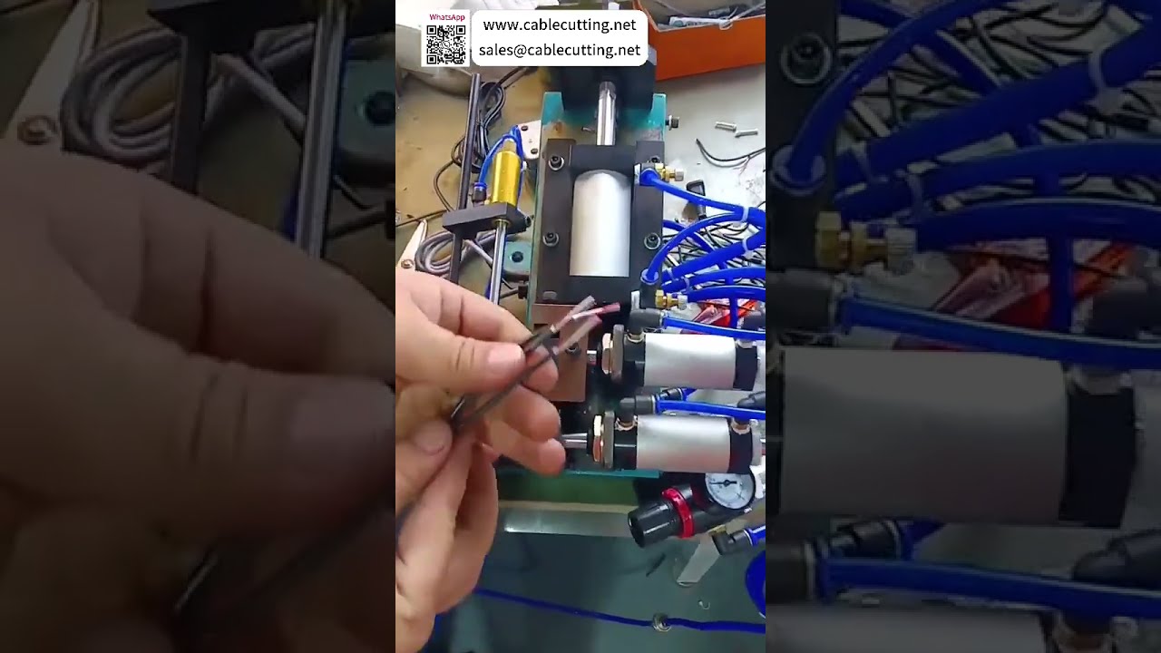 Model 305 and 3F Wire Stripping Machines For 25mm Outer and 20mm Inner Core Cable Process - Shorts