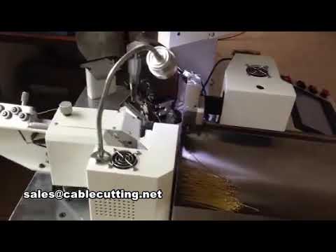 WPM-158: Automatisk maskin for klipping, stripping, tvinning og krymping av ledninger