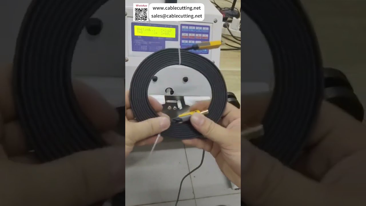 Data Cable Winding and Arranging Machine For Beautiful Organized Wire Packaging Manufacturing - Shorts