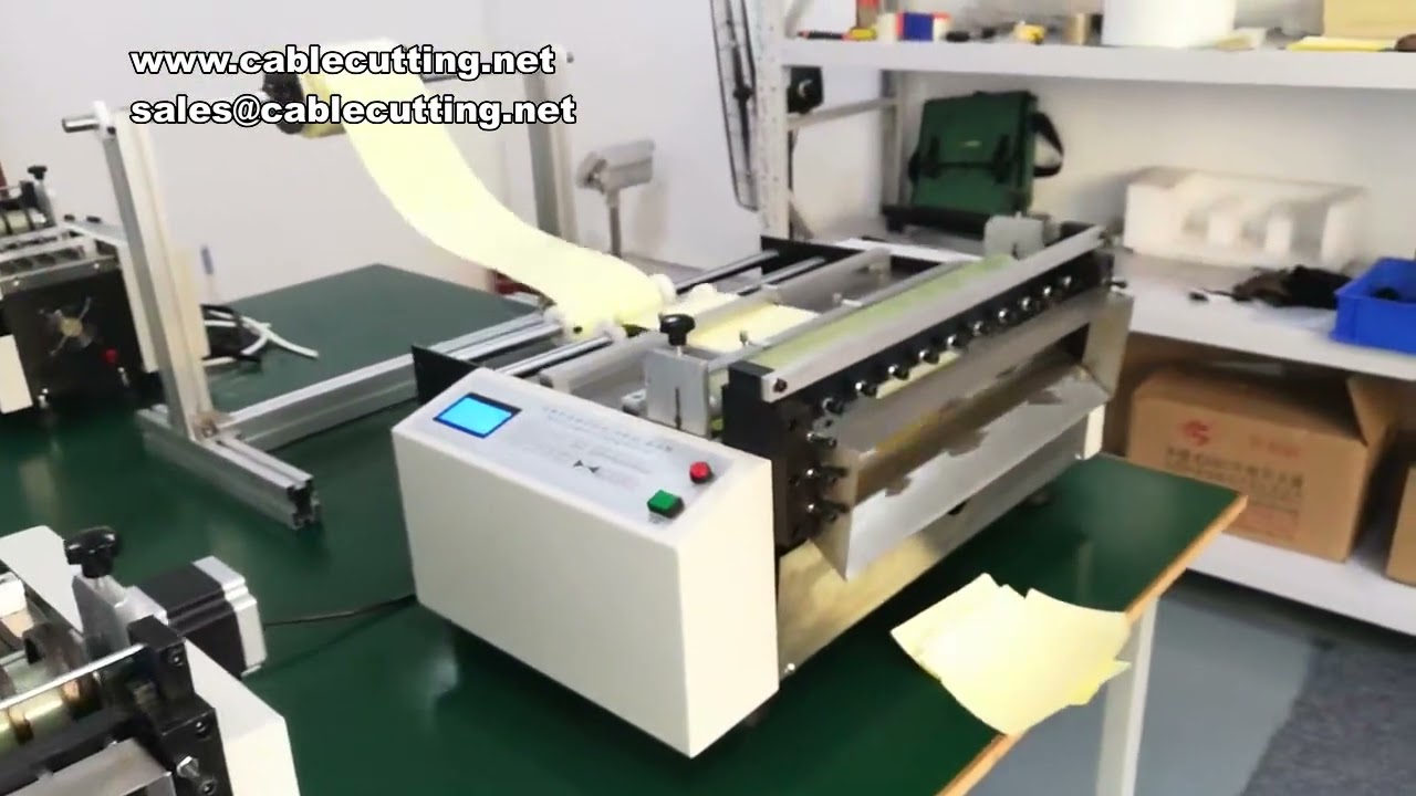 Automatisk skjæremaskin for PVC-film, PET-film og boblefilm | Effektiv emballasjeløsning