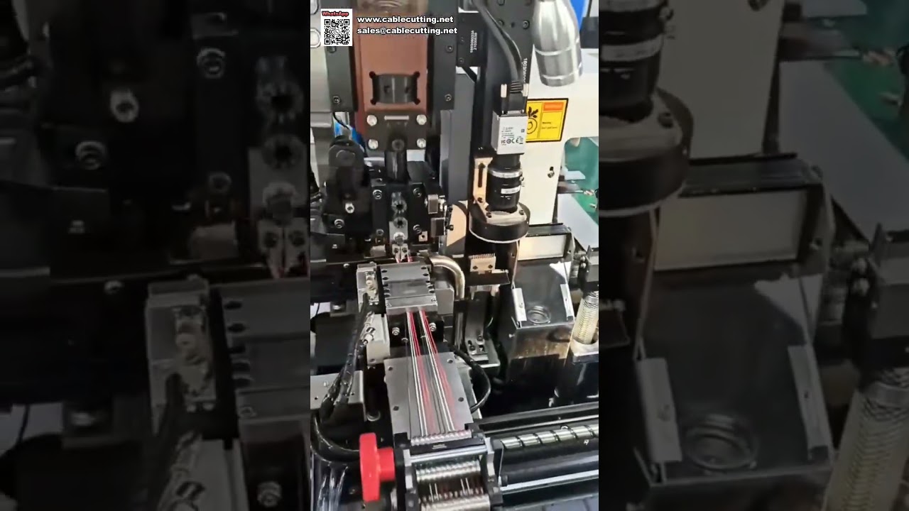 Automated Housing Connector Insertion Machine for Ultra Short 15mm Wire Harness Processing