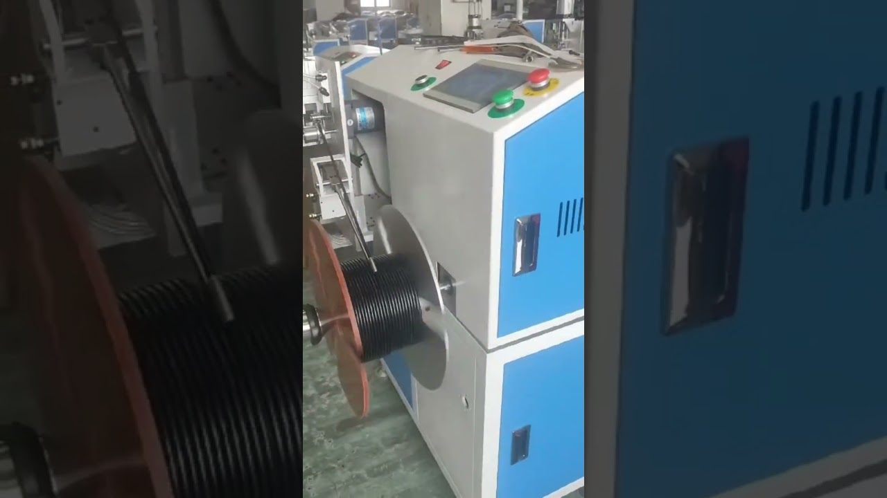 Automatisk meter-telling, traversering, kutting, wirevikling og spolemaskin for 1-16 mm diameter