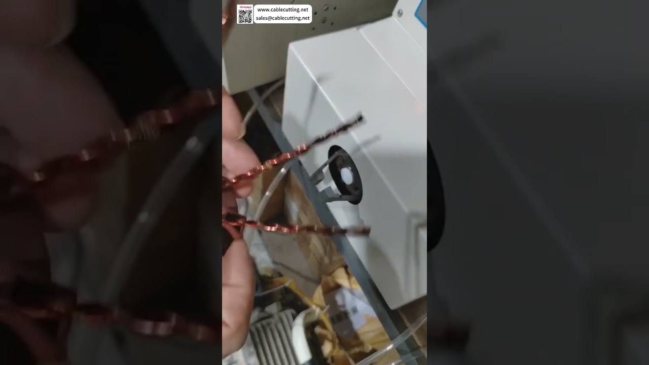 Trådtvinnemaskin  Tungdimensjonert 3-tråds 2,0mm kobberkabel rask tvinneprosess