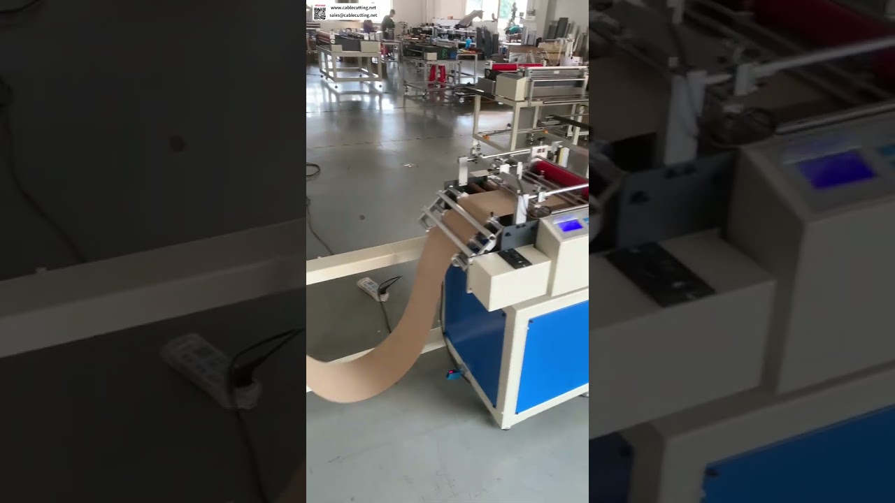 Fullyautomatisk avrullingsmaskin for presisjonskapping av rull til ark – komplett maskinoppsett