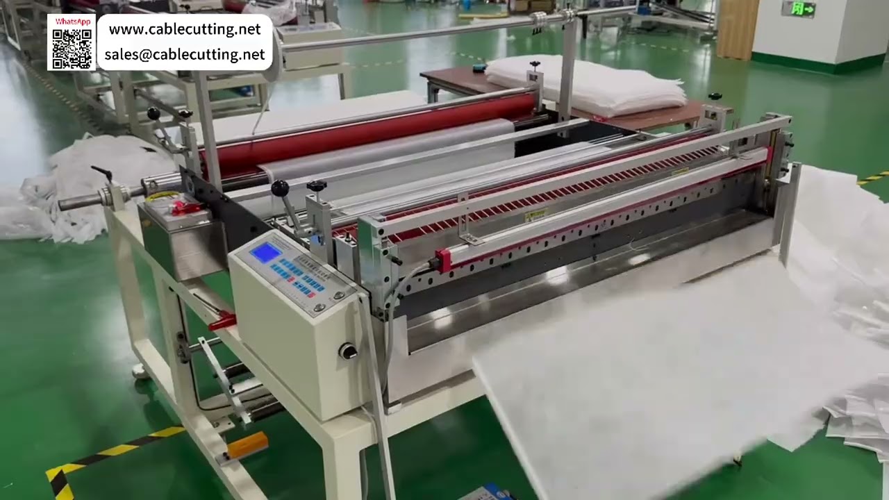 Høyytelses Automatisk Arkkutter for Smelteblåst Nonwoven Stoff – Produksjons- og Prosesseringssett