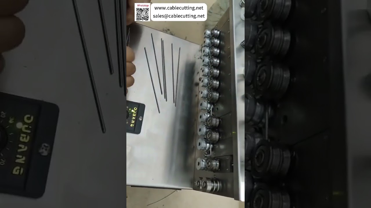 Elektrisk metallstangrettemaskin for presisjonsnivellering av 2mm diameter aluminiumsstang